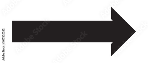 Arrow icon. long line arrow vector. flat style Arrow symbol. simple Arrow icon on a white background.