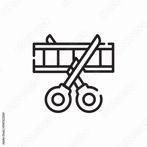 movie film cut edit icon sign vector