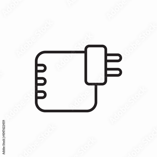 phone adapter icon sign vector