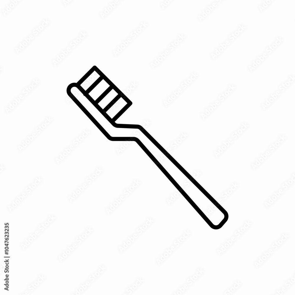 toothbrush teeth icon sign vector toothbrush teeth icon sign vector