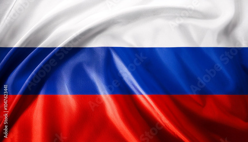 Free Download Russian Federation flag waving in the wind. Russian Federation blowing, soft and smooth silk. Cloth fabric texture ensign background. Use it for national day and country occasions concept - GFXLoad