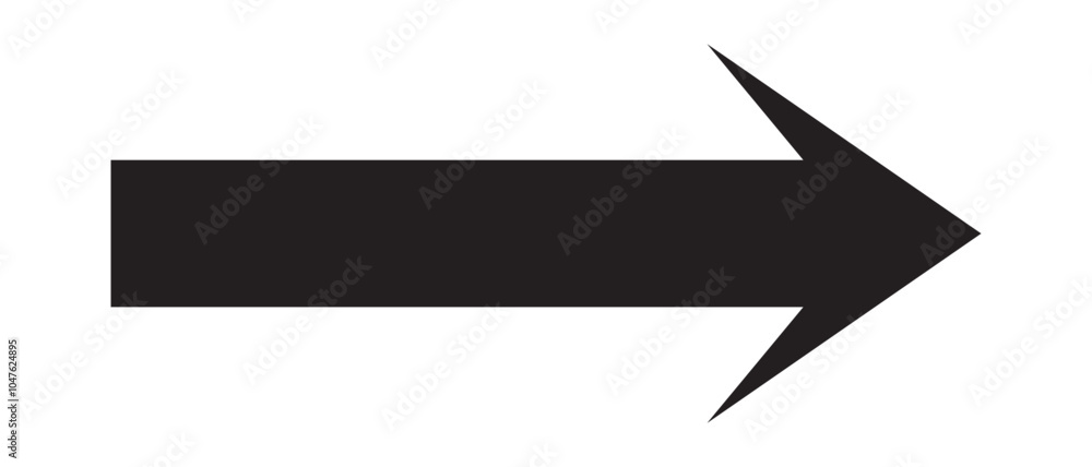 Arrow icon. long line arrow vector. flat style Arrow symbol. simple Arrow icon on a white background. Arrow icon. long line arrow vector. flat style Arrow symbol. simple Arrow icon on a white background.