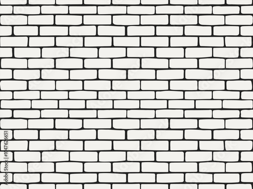 Black and white simple brick wall texture