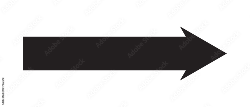 Arrow icon. long line arrow vector. flat style Arrow symbol. simple Arrow icon on a white background. Arrow icon. long line arrow vector. flat style Arrow symbol. simple Arrow icon on a white background.
