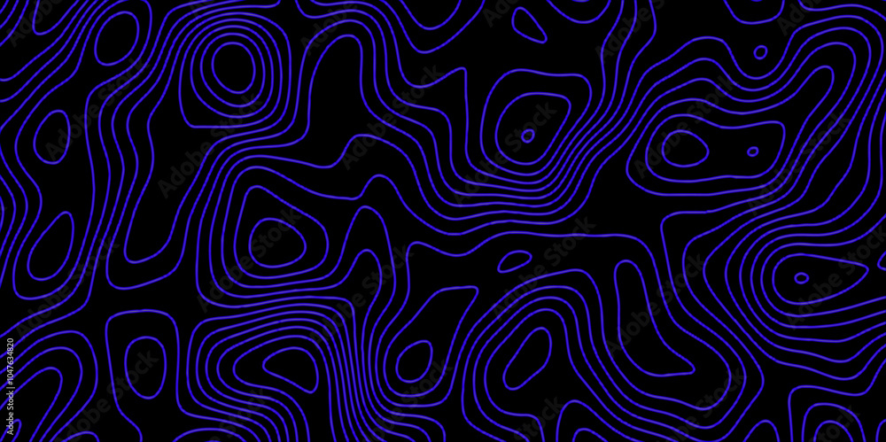 Obraz premium Topographic map in contour line light topographic topo contour map and ocean topographic line map. Natural printing illustrations of maps. Geographic mountain relief. Contour maps.