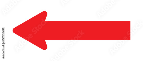 Arrow icon. long line arrow vector. flat style Arrow symbol. simple Arrow icon on a white background.