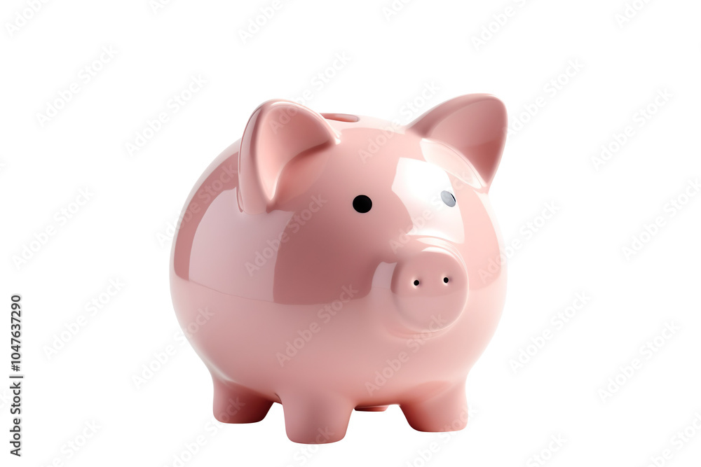 Piggy Bank isolated on transparent background Piggy Bank isolated on transparent background
