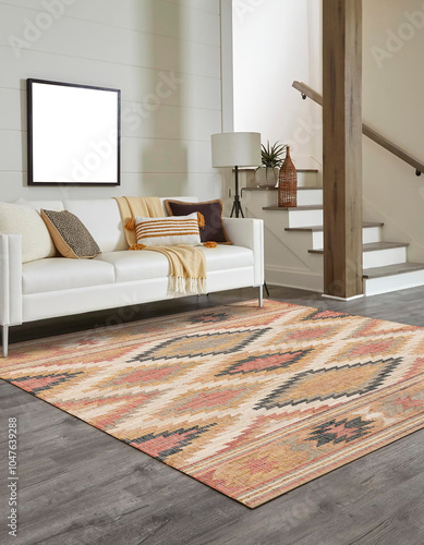 Hand Woven Kilim Jute Rugs Carpet