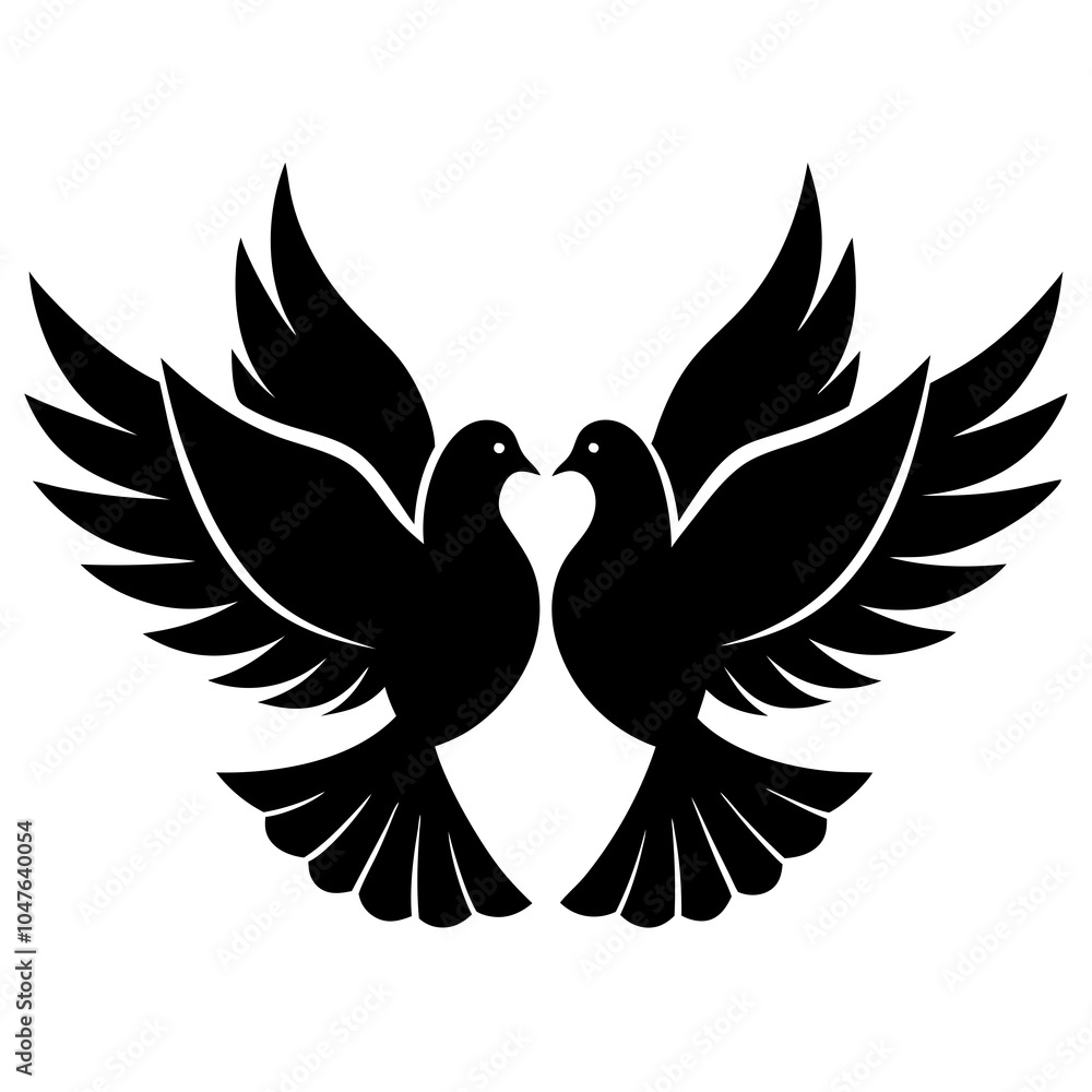 Fototapeta premium The design has a symmetrical style vector art illustration