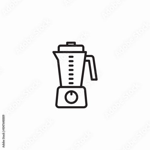 blender kitchenware icon sign vector