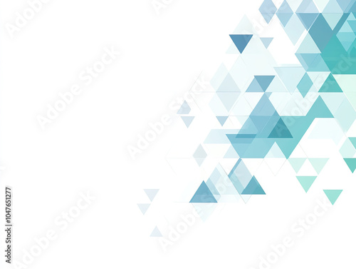 Pale  Turquoise, blue, simple business powerpoint slide background with a focus on clarity, ideal for corporate settings photo