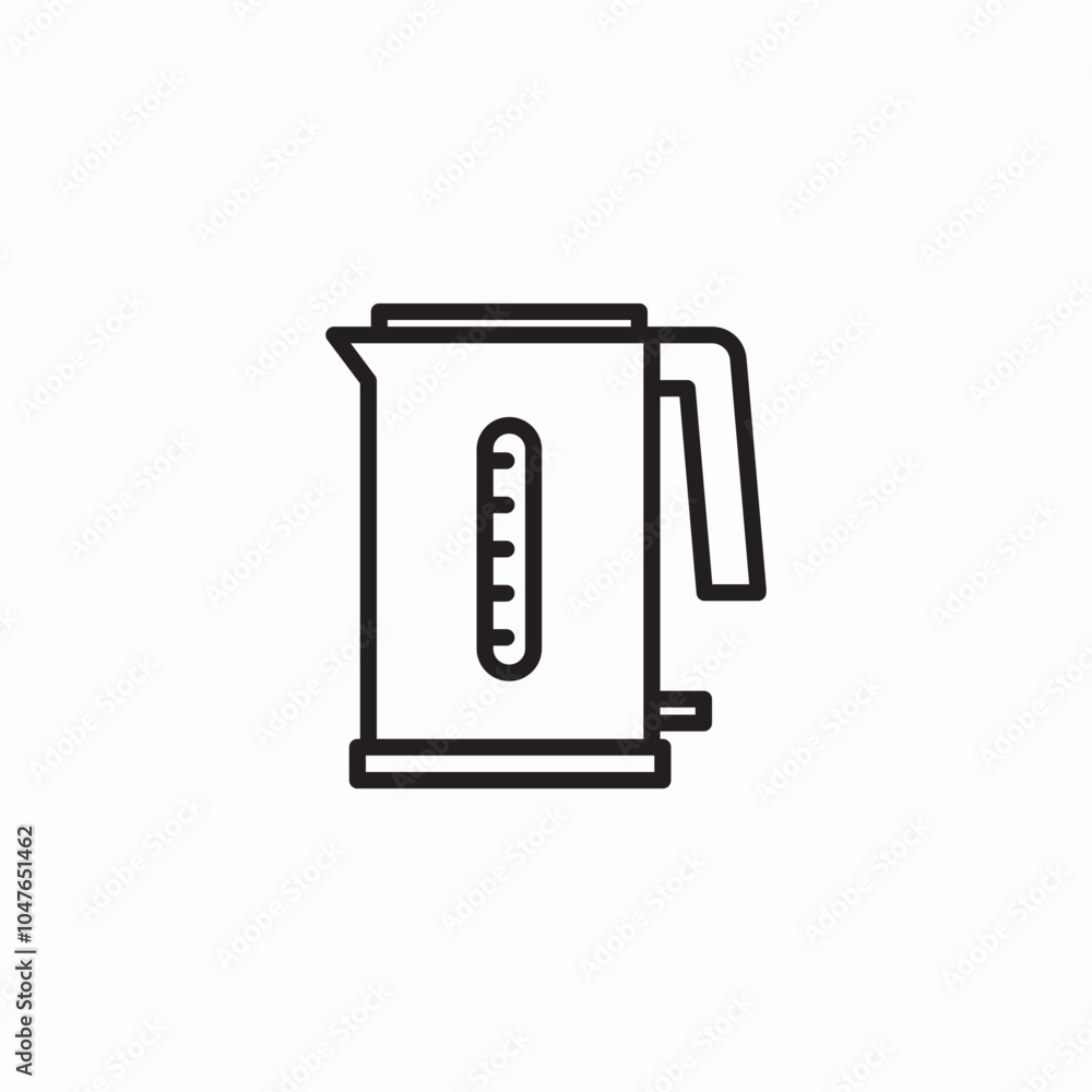 electric kettle icon sign vector electric kettle icon sign vector