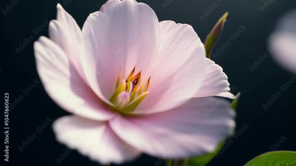 A delicate pink flower in bloom, captured in close-up detail, highlighting its softness and beauty. Ideal for floral, nature, and seasonal content. A delicate pink flower in bloom, captured in close-up detail, highlighting its softness and beauty. Ideal for floral, nature, and seasonal content.