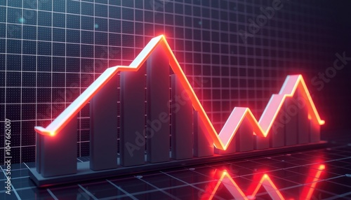 Dynamic financial growth chart