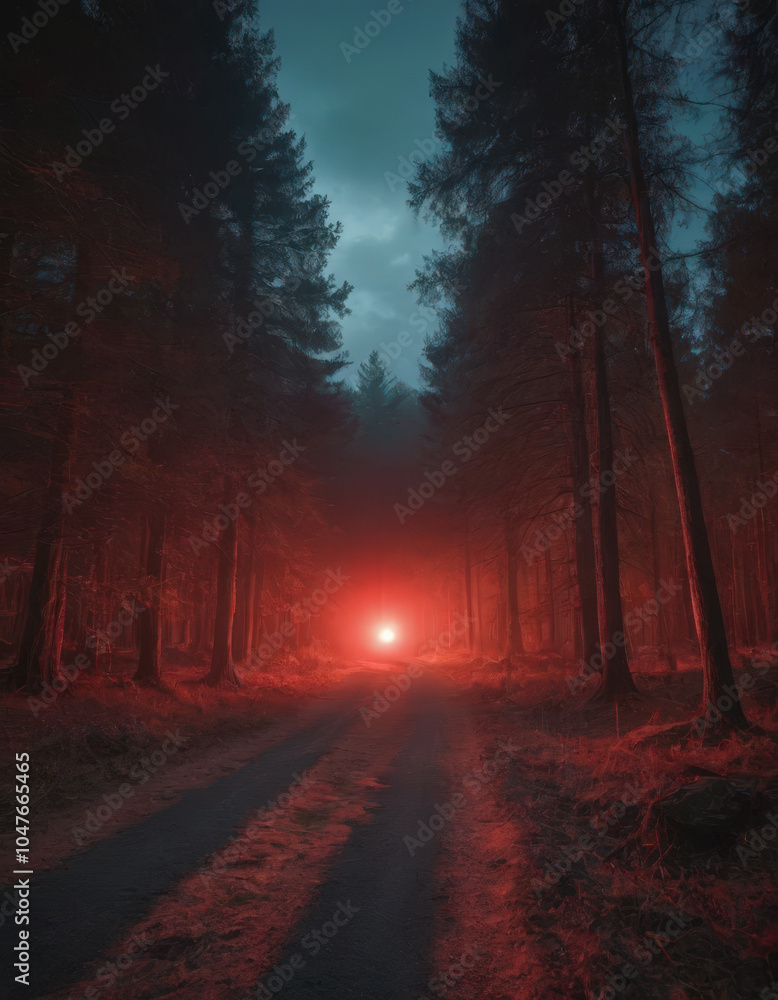 Obraz premium fire in the forest