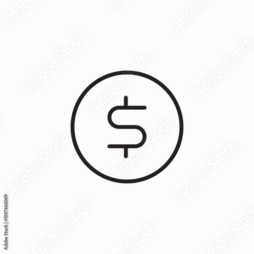 money coin icon sign vector