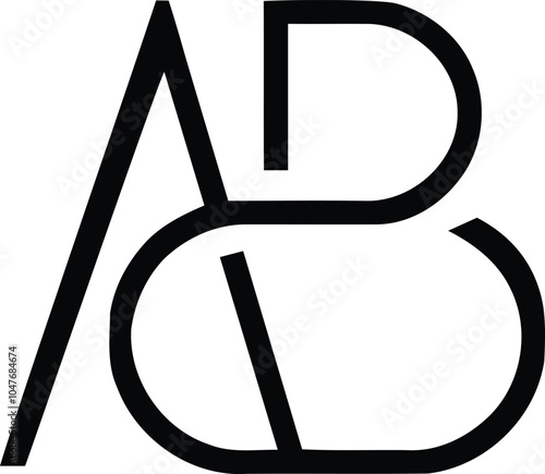 ab logo design