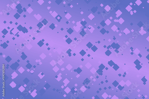 Gradient random particle  background design - abstract vector graphic with rounded squares