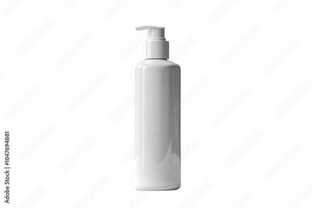 White lotion bottle isolated on transparent background, png file, no background png file White lotion bottle isolated on transparent background, png file, no background png file