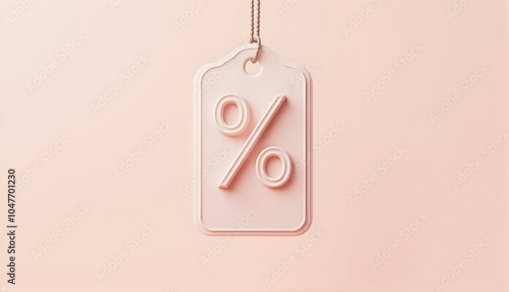 A large, bold '%' symbol created in gradient fluid golden pastel multicolored shades, A large, bold '%' symbol created in gradient fluid golden pastel multicolored shades,
