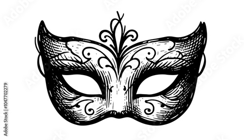 mask vector design vintage art dance carnival costume venetian butterfly festival celebration ornate venice