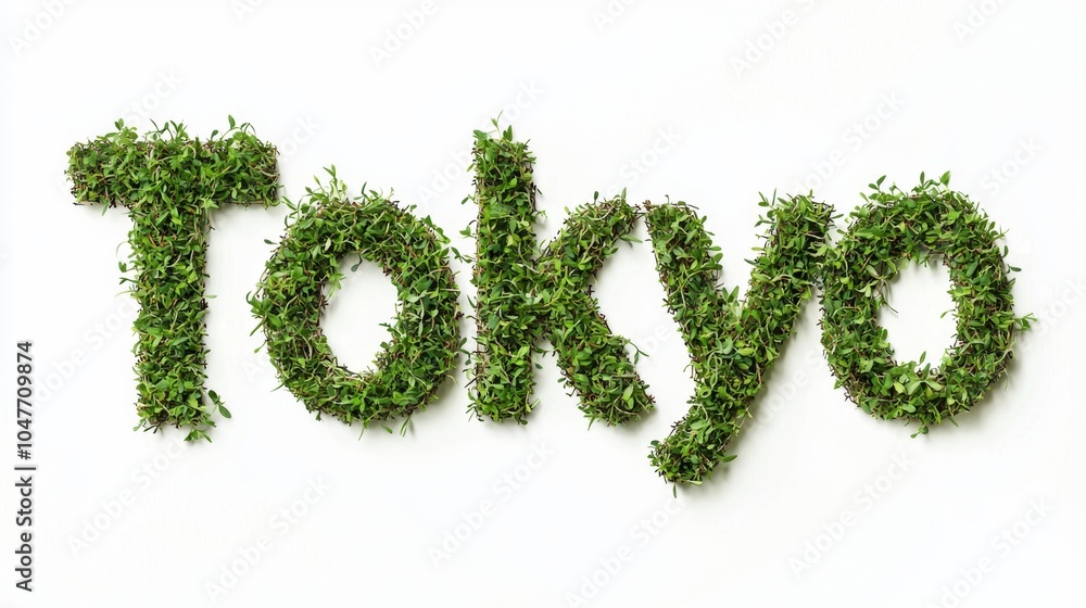 Tokyo City symbol art poster Thyme Typography. Tokyo City symbol art poster Thyme Typography.