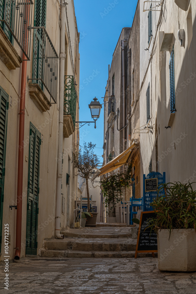 Ruelle étroite d'Otranto, Italie