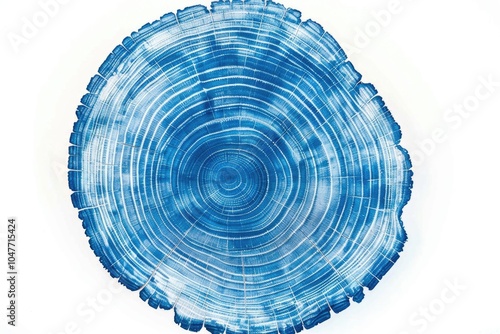 Close-up view of a tree trunk showing its growth rings
