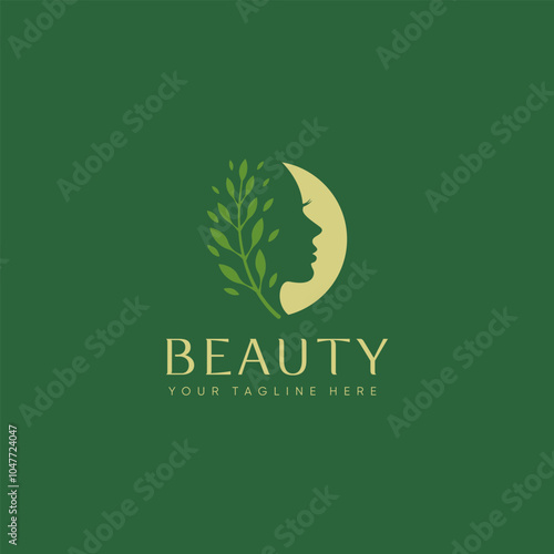 Logo beauty cosmetic for cosmetic products, beauty salon, spa, beauty center