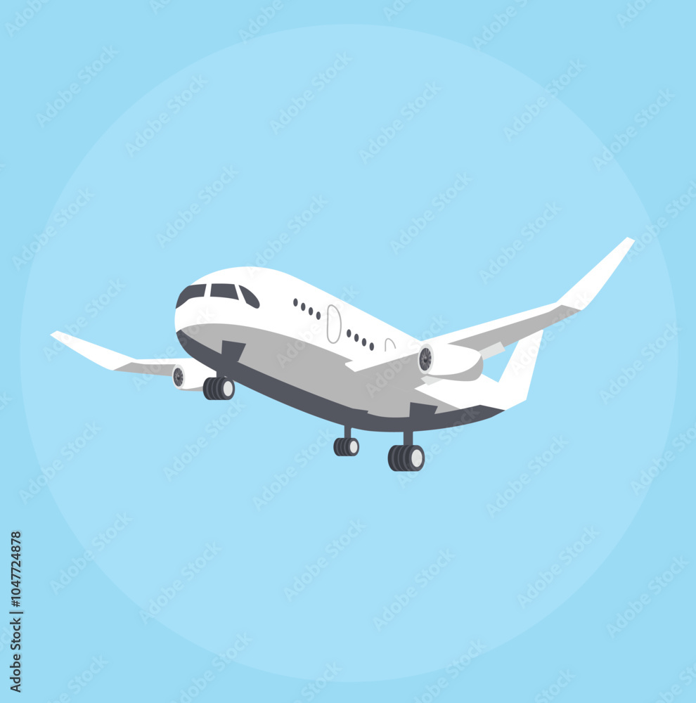 Airplane illustration Airplane illustration