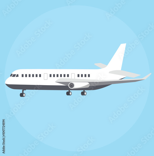 Airplane illustration