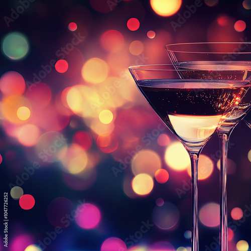 glass of martini
