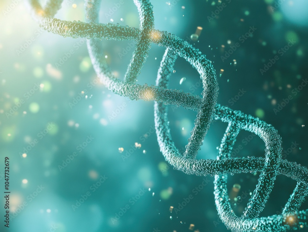 DNA Double Helix - Scientific Illustration DNA Double Helix - Scientific Illustration