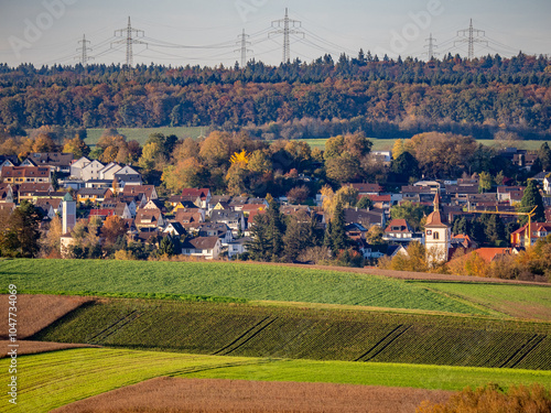 Blick auf die Fauststadt Knittlingen photo