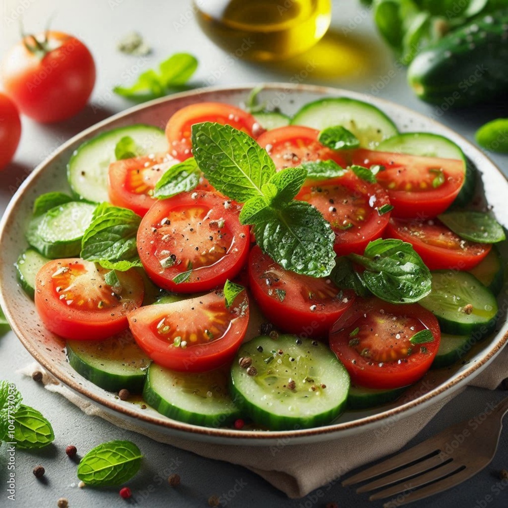 salad with tomatoes salad with tomatoes