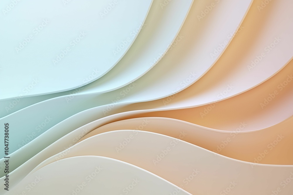 Endorphins visualized as gentle waves flowing through the body, minimalist design, neutral palette, simple shapes, clean lines Endorphins visualized as gentle waves flowing through the body, minimalist design, neutral palette, simple shapes, clean lines