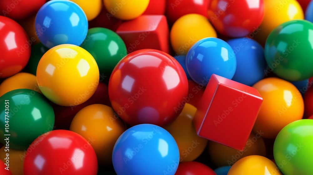 background from basic shapes cones cubes spheres cylinders toruses colorful background from basic shapes cones cubes spheres cylinders toruses colorful