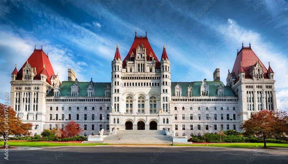 Fototapeta premium albany new york usa at the new york state capitol