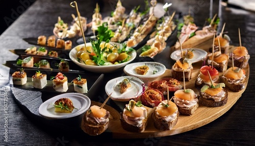 catering food wedding appetizer and snacks