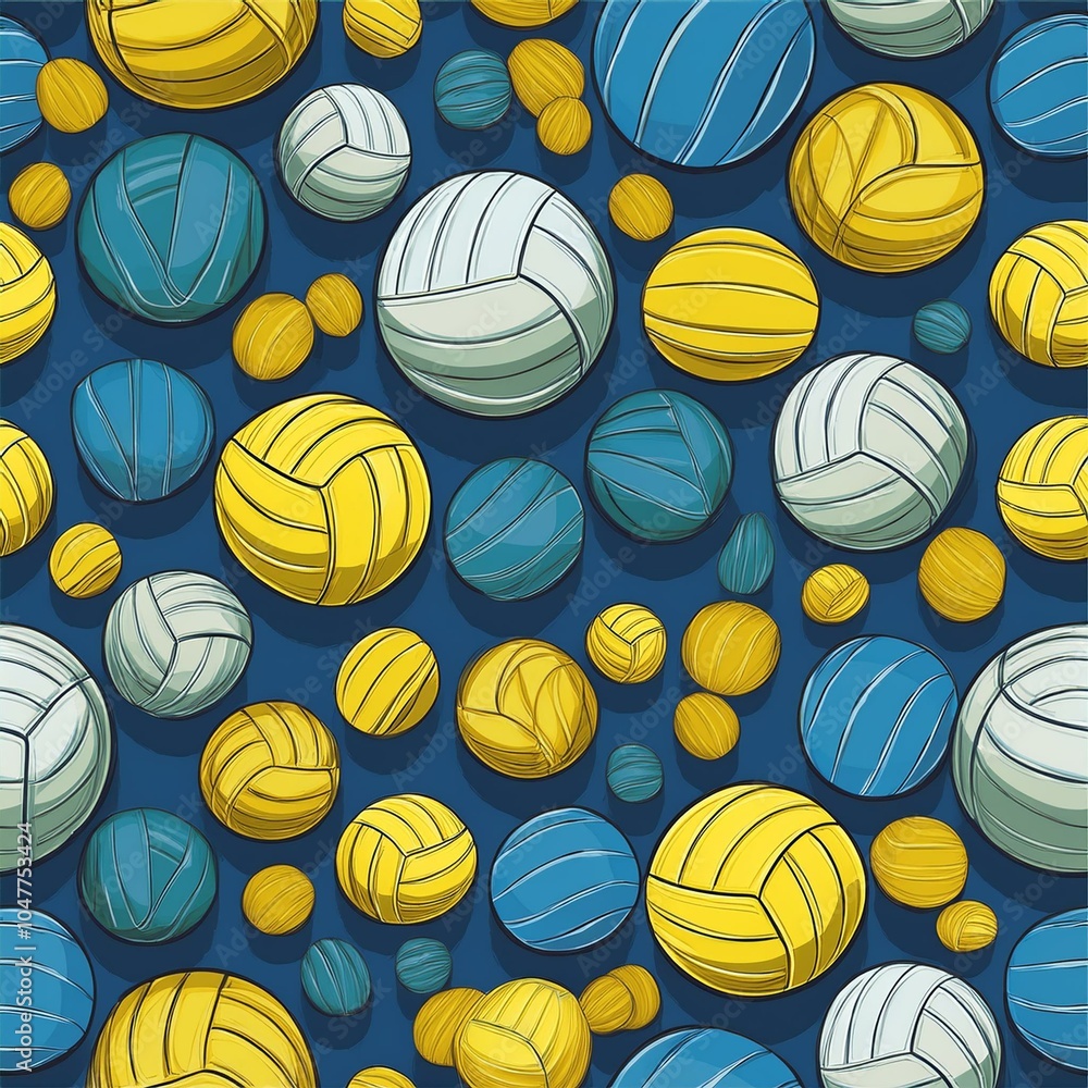 flat seamless sport and recreation volleyball pattern flat style seamless texture background sports and playing game template healthy lifestyle ball flat seamless sport and recreation volleyball pattern flat style seamless texture background sports and playing game template healthy lifestyle ball