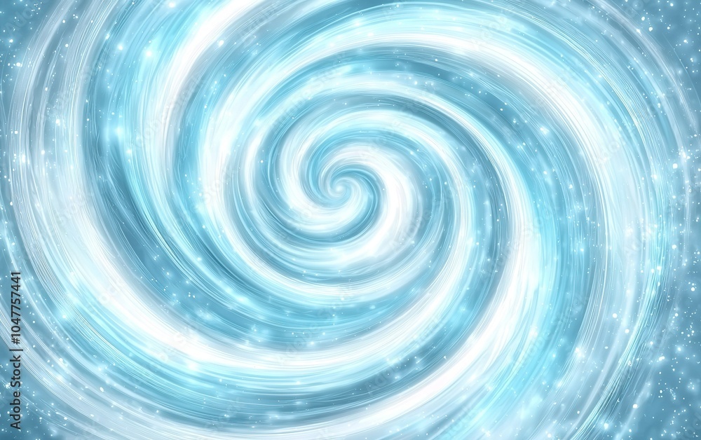 Swirling blue vortex with sparkling elements creating a mesmerizing cosmic effect in a dreamlike environment Swirling blue vortex with sparkling elements creating a mesmerizing cosmic effect in a dreamlike environment