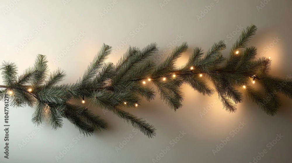 A Christmas tree with lights on it A Christmas tree with lights on it