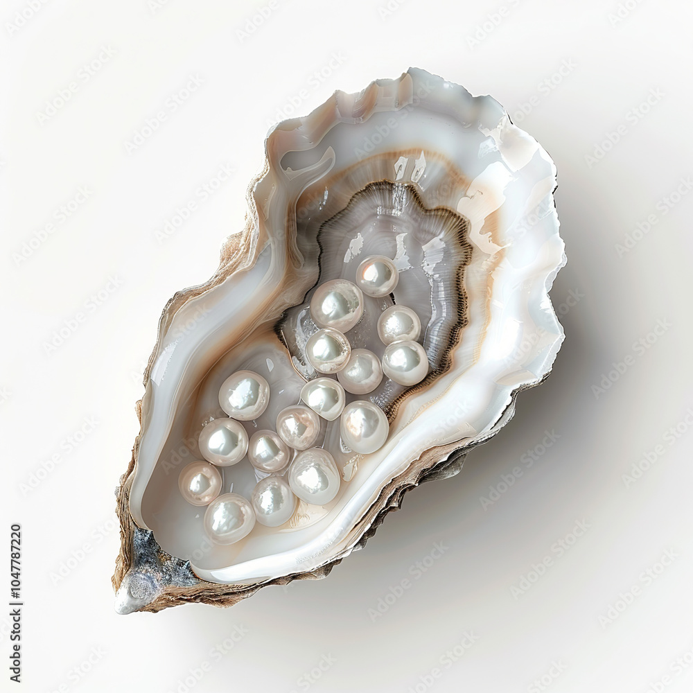 Elegant Oyster Shells Displaying Lustrous Pearls
Elegant Oyster Shells Displaying Lustrous Pearls