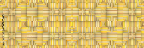 Golden Labyrinth. Vector background