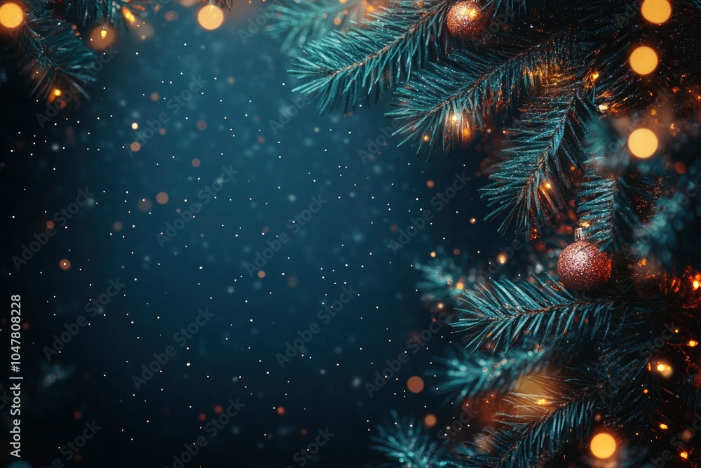 Christmas and New Year s holiday background with copy space, Christmas border Christmas and New Year s holiday background with copy space, Christmas border