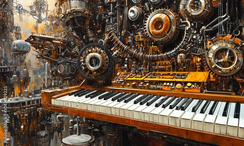 Steampunk Piano City Steampunk Piano City