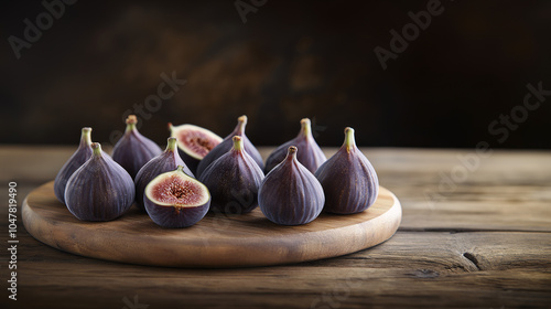 Figs on a wooden table
