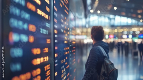 Wallpaper Mural Airport flight departure board listing gate changes and status updates, isolated on white background Torontodigital.ca