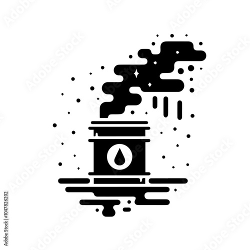 Oil barrel spill