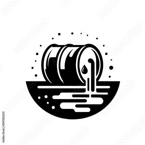 Oil barrel spill